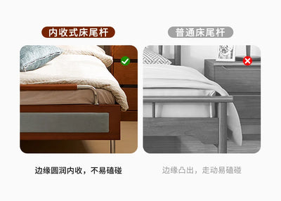 Wooden Cheap Storage Bed Bedroom Elegant Pretty Luxury Full Size Frame Bed Bases Queen Home Cama Box Casal House Accessories
