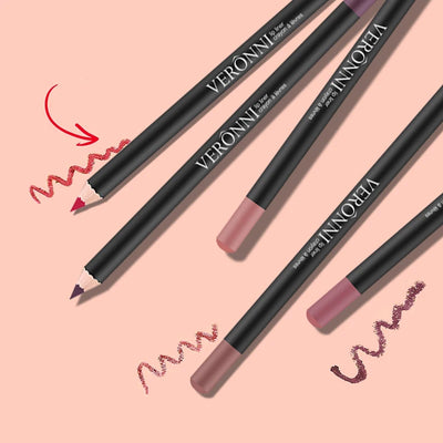 13 Colors Waterproof Nude Matte Lipliner Pencil Red Contour Tint Lipstick Long Lasting High Pigmented Lip Liner Lip Makeup Tool
