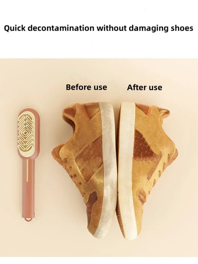 Double-Sided Shoes Cleaning Brush for Suede Nubuck Boots Bags Stain Dust Brush Leather Clothing Care Cleaner White Rubber Eraser