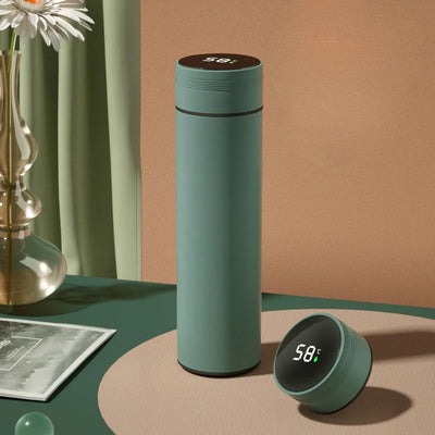 Xiaomi Youpin Intelligent Temperature Display Thermal Mug 304 Stainless Steel Car Thermos Bottle Long-lasting Heat Water Bottle