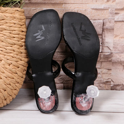 Women Slippers Outdoor Luxury Party Shoes Women 2025 New Summer High Heels Sandals Designer Slippers High Heels Slides Women