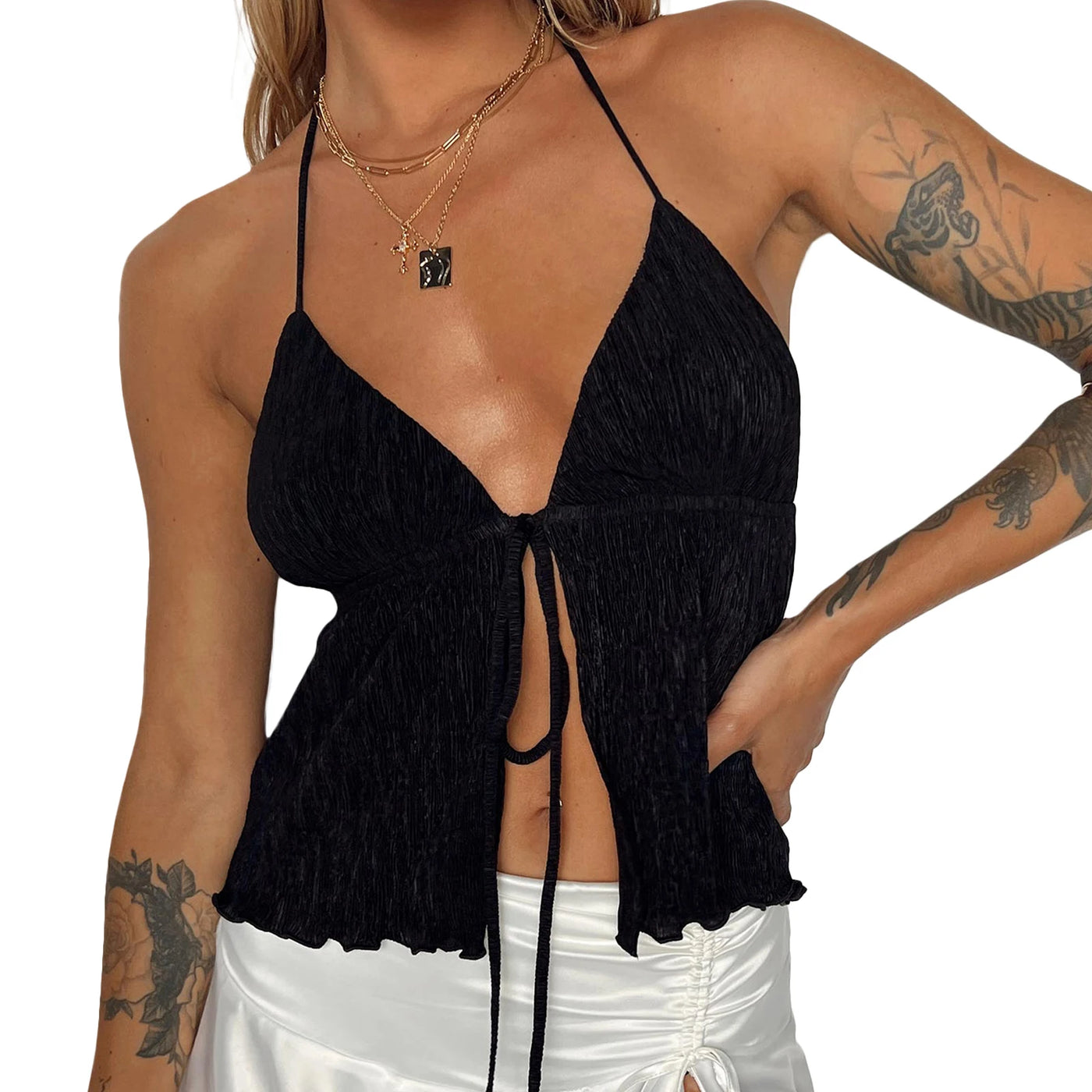 Halterneck Crop Top