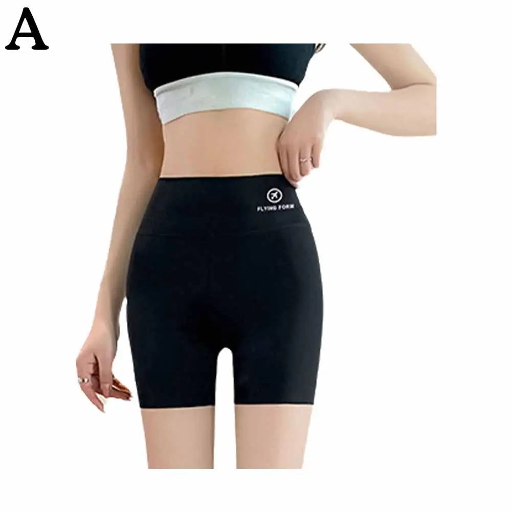 Yoga Shorts Women Fitness Shorts Ice Silk Breathable Running Cycling Shorts Leggings High Waist Hip Lifting Pants Gym Shorts