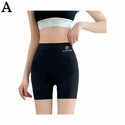 Yoga Shorts Women Fitness Shorts Ice Silk Breathable Running Cycling Shorts Leggings High Waist Hip Lifting Pants Gym Shorts