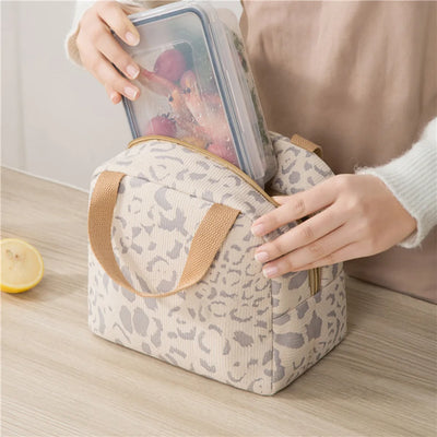 Portable Thermal Lunch Bag Girls Food Box Durable Waterproof Office Cooler Lunch Box Ice Insulated Case Picnic Camping Ins Bag