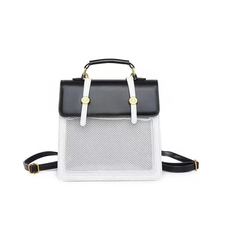 New Japanese Jk Itabag Harajuku Pain Bag For Women PU Transparent Pocket Itabag High School Girls Uniform JK Ita backpack