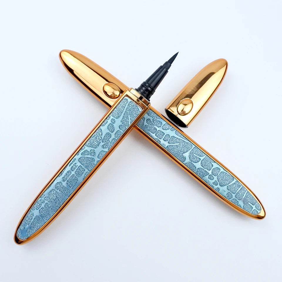 2 in 1 Lash Glue & Eyeliner Waterproof Long Lasting self adhesive Glue False Eyelashes Black Liquid Eyeliner Glue Pen