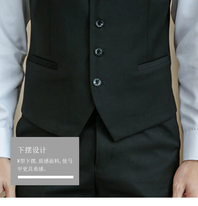 M-5XL Plus Size Men's Slim Fit Mens Suit Vest Casual Suit Vest Man Formal Businss Vests Male Waistcoat Gilet Homme XXXXXL