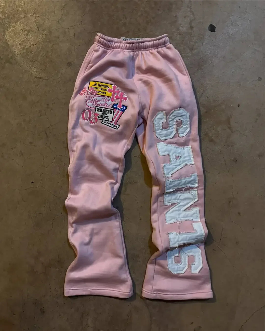 Y2K New Gothic Retro Letters Embroidered Jogging Casual Pants Men's and Women's Hip-Hop Harajuku Fashion Casual Straight Pants