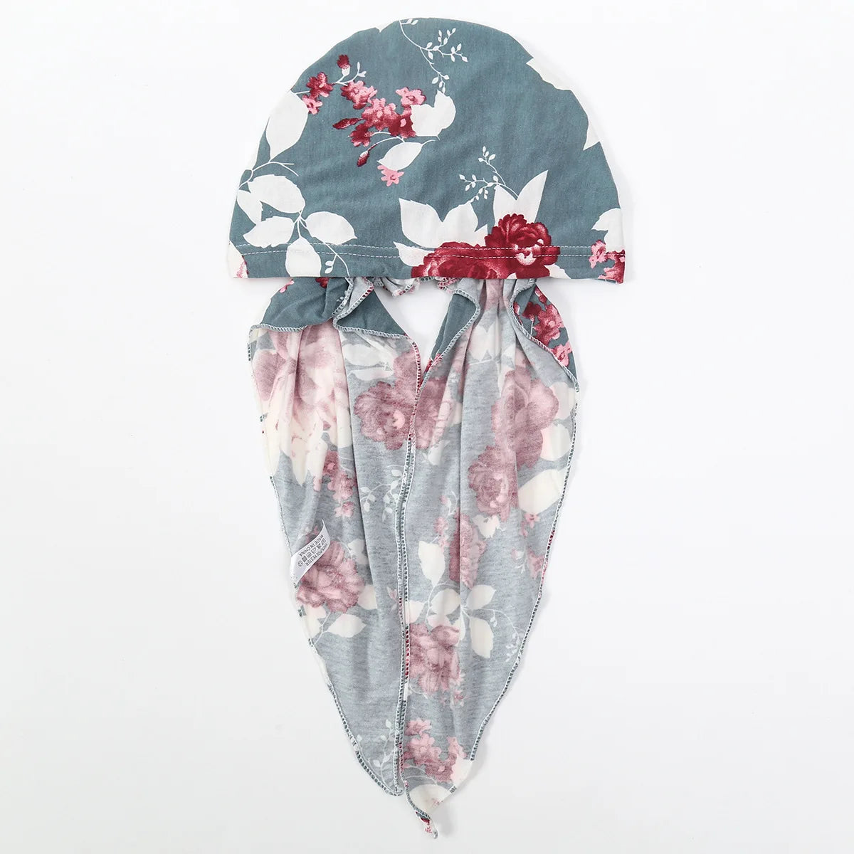 2024 New Women Pre-Tied Turban Cap Muslim Hijab Cancer Chemo Flower Print Hat Cover Hair Loss Head Scarf Wrap Strech Bandana