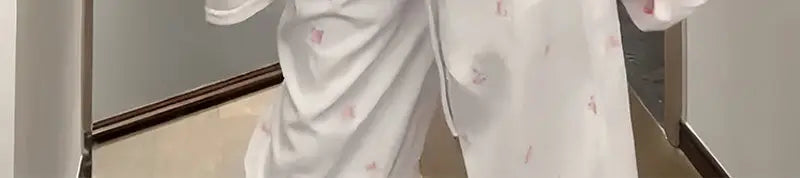 Women's Summer White Sheer Dachshund Print Loose Slim-Fit Long Sleeve T-Shirt Sun Protection Cover-Up Sweet Sexy Casual Lazy Top