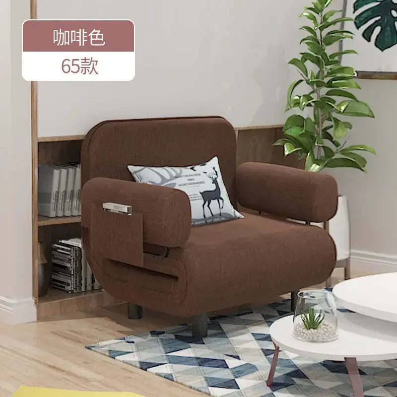 Multi-Functional Folding Sofa Bed Dual-Purpose Leisure Internet Celebrity Sofa Nap Simple Sofa Small Apartment Simple Bed