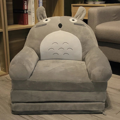 Children Sofa Cute Cartoon Lazy Folding Small Sofa Bed Girl Princess Baby Toddler Dual-purpose Small Child Seat