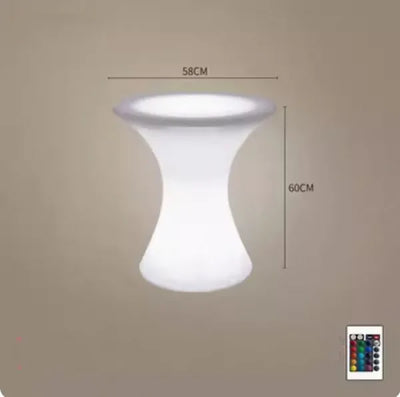 NewOut Door Use Led Illuminated Bar Cocktail Table Rechargeable Bar Plastic Table Lighted Up Coffee Table Ktv Disco Party Supply