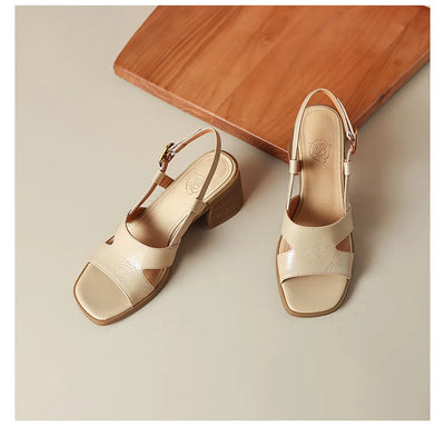 2023 Women S Sandals PU Leather Open Toe Ladies Beach Shoes Summer Sexy Sandals Buckle Strap Flip Women's Sandals