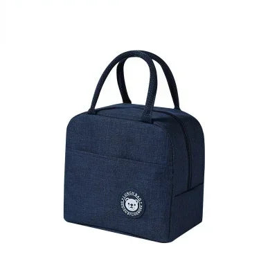 Functional Pattern Cooler Lunch Box Portable Insulated Canvas Lunch Bag Thermal Food Picnic Lunch Bags For Women Kids