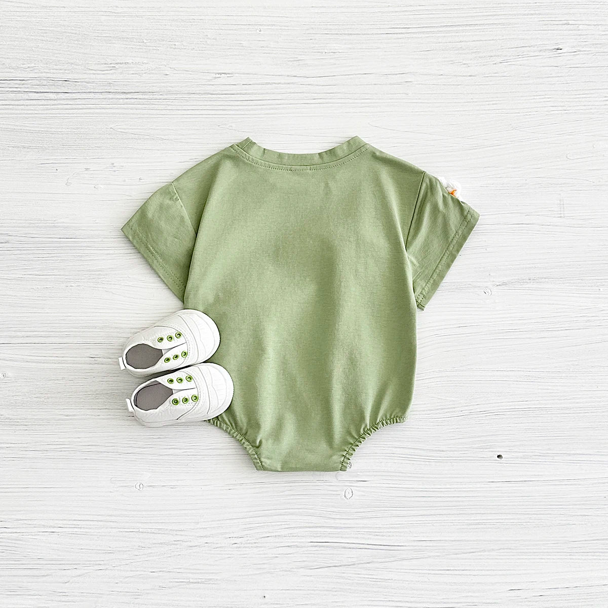 New Summer Infant Short Sleeve Romper Baby Triangle Bodysuit Clothes Baby Girl Jumpsuit Love Cloud Pattern Cartoon Boy 0-18M