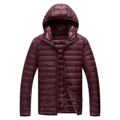 2024 Fall And Winter New Collar Lightweith Warm Down Jacket Royal Blue Black Gray Green Male Down-Filled Coat  Large Size Does N
