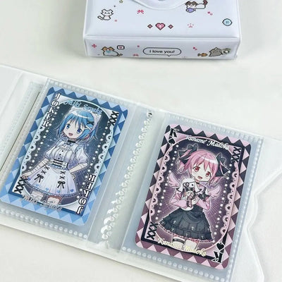 Kpop Photocard Binder Photo Card Holder 3 Inch Card Sleeves Idol ID Cards Collector Kawaii 32pcs card Capacity