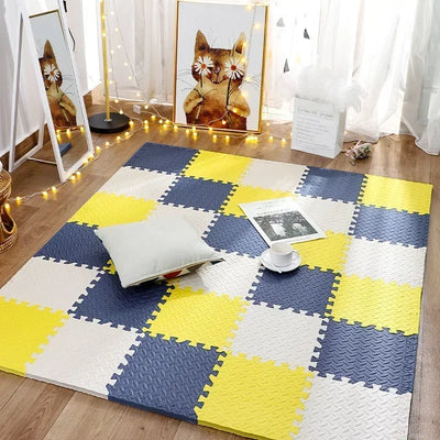 12Pcs EVA Foam Play Mat Carpets for Living Room Decoration for Baby Interlocking Foam Tile Puzzle Exercise Bedroom Decor Mat