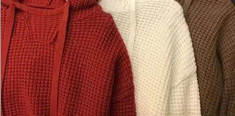 Knit Sweater Male Pullovers Plain Solid Color Men's Clothing Hoodies Coat Jacket Red Fashion 2024 High Quality Replica Elegant A