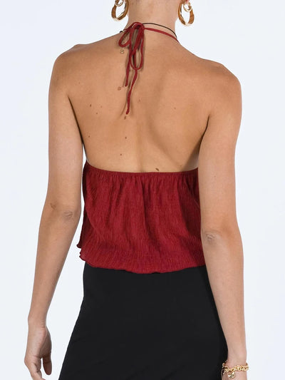 Halterneck Crop Top