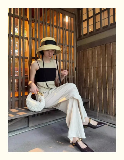 Chunky Pointed Toe Slippers Women Metal Buckle Retro Slides Female Comfy Fashion Low Heel Sandals Designer Mules Pumps Women