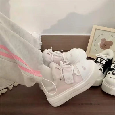 Cute Cozy Otaku Style Y2k Soft Girl Board Shoes Lolita Daily Fashion Trend JK Shoes Japanese Style Harajuku Sweet Casual Shoes