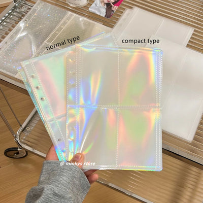 MINKYS 10PCS/Pack Butterfly Little Puppy Kpop Photocard A5 Binder Sleeves Idol Photo Card Holder Photocards Album Storage Bag