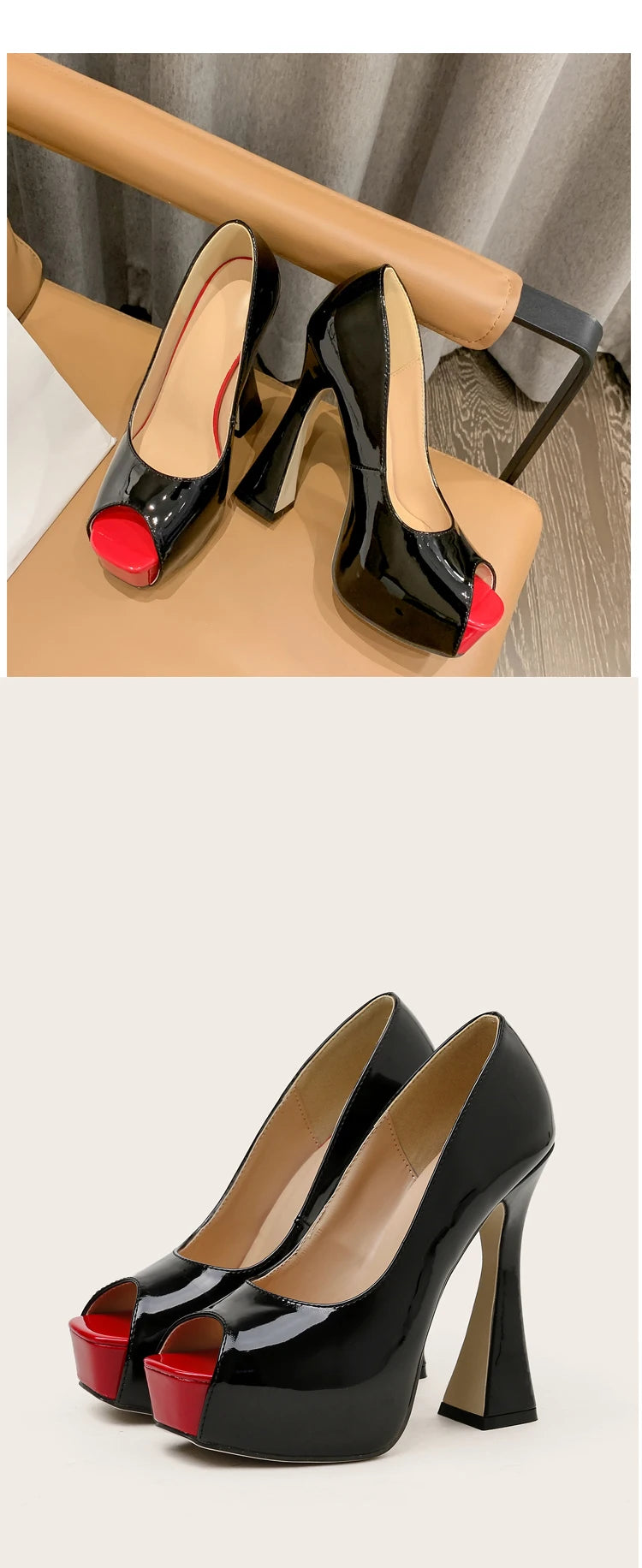 Elegant Pearl Shallow Women's Shoes 2025 Fashion Peep Toe Platform Ladies Thin High Heels Party Dress Pumps Shoes