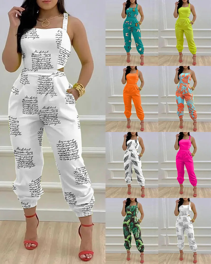 Jumpsuit Women Elegant Long Jumpsuit Strapless Slash Neck Feather Tube Top Sexy Fashion Party Night Evening Jumpsuit 2021 Summer