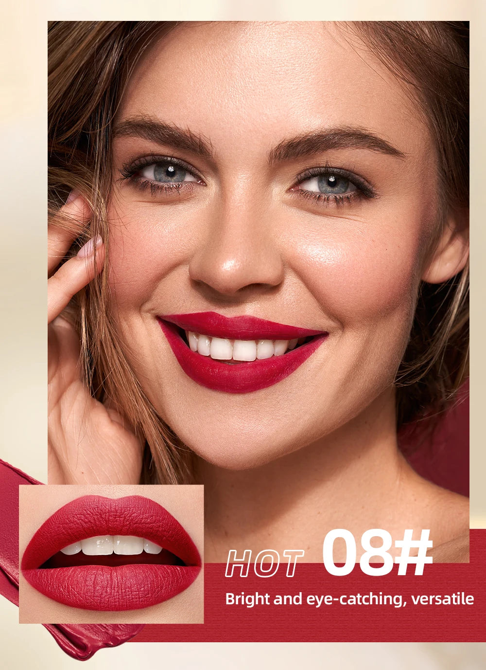 New Velvet Matte Lipstick Long Lasting Waterproof Lipstick Non-Stick Cup Lip Stain Tint Cosmetics Lip Pencil Liner Makeup