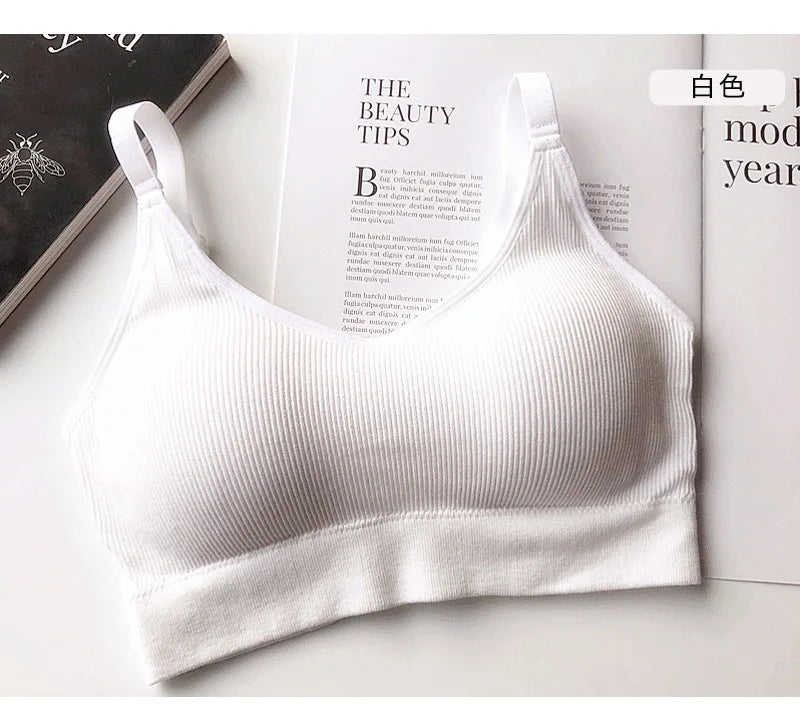 Women Seamless Bra Beautiful Back Sport Underwear Elastic Fitness Crop Top Yoga Vest Breathable Athletic BrassiereCasul Wear