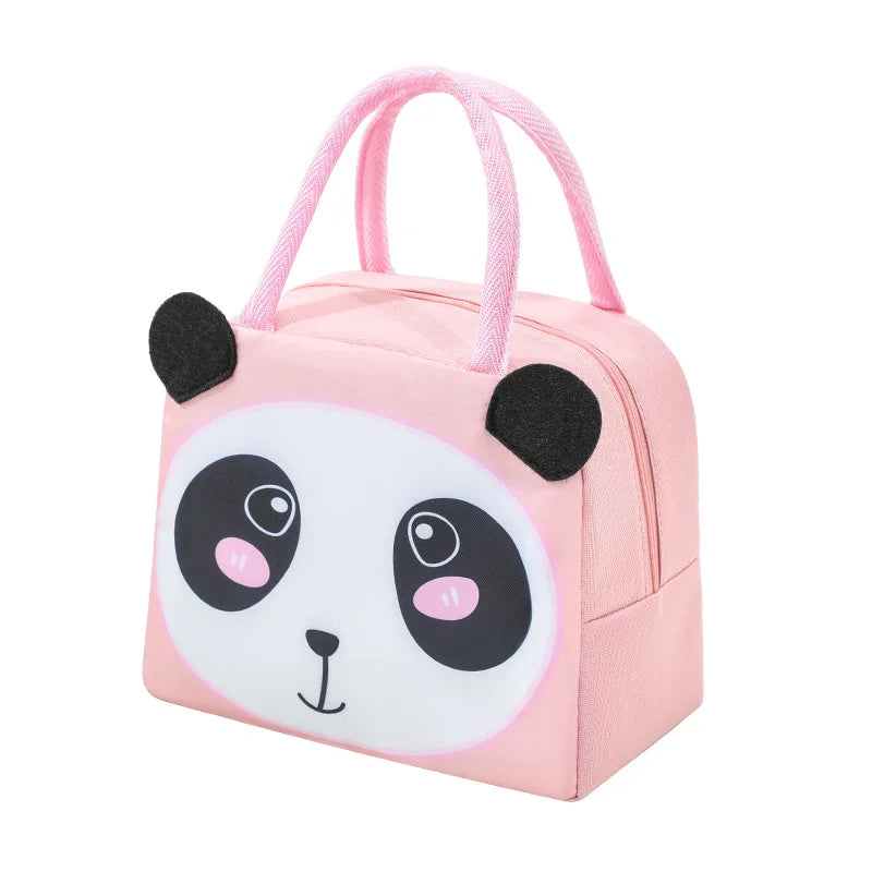 Cartoon Picnic Tote Lunch Bag Portable Insulated Thermal Heat Children'S Bento Bag Kid School Lunch Box Bags Cooler Ice Pack New