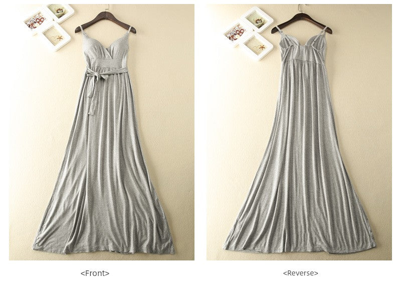 Modal Femous Style Sexy Slip Dress