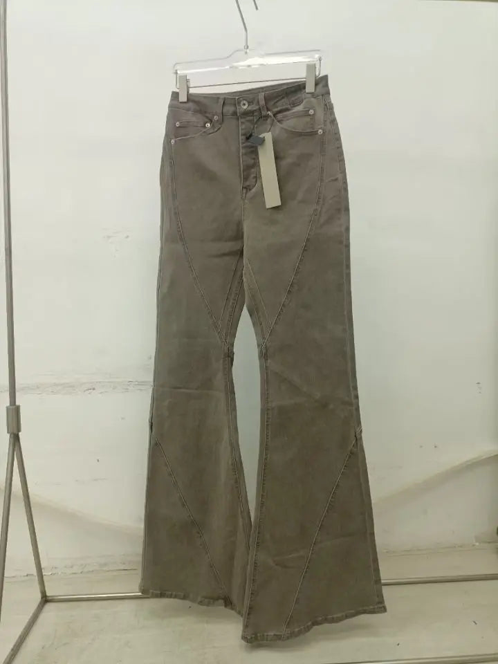 Brand New Rick Sand Zipper Pocket Fit elasticity slim fit PANT Jeans Cotton Denim Pants Comfort Casual Jeans Size S M L XL #A4