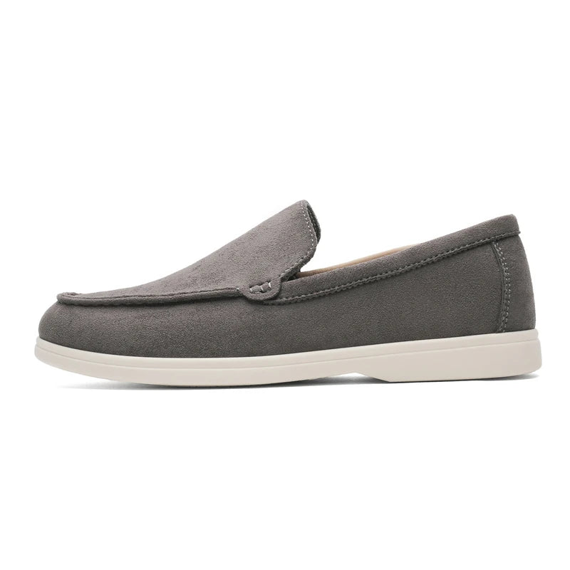 Men's Casual Shoes Cow Suede Genuine Leather Men Classic British Style Loafers Moccasins Mens Light Comfortable Driving Flats