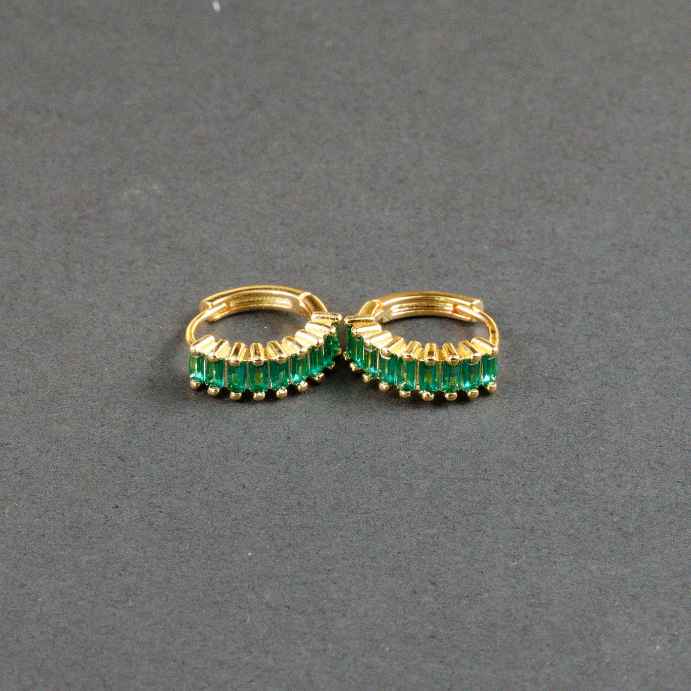 Fashion Multicolor Zircon Crystal Small Hoop Earrings Women Stainless Steel Flower Square Cartilage Earring Piercing Jewelry