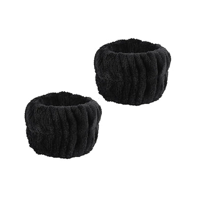 3Pcs/Set of Toiletry and Makeup Headband Wrist Strap Women's Bracelet Scrunchie Striped Plaid Plush Face Wash Home Headband