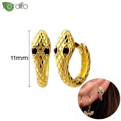 925 Sterling Silver Needle Fashion Round Pendant Small Earrings Luxury Gold Hoop Earrings for Women Premium Black Jewelry Gifts