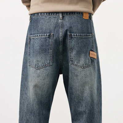 Men's Jeans Baggy Pants Loose Fit Harem Pants For Men Clothing Streetwear Fashion Pockets Patchwork Large Trousers Oversized 42