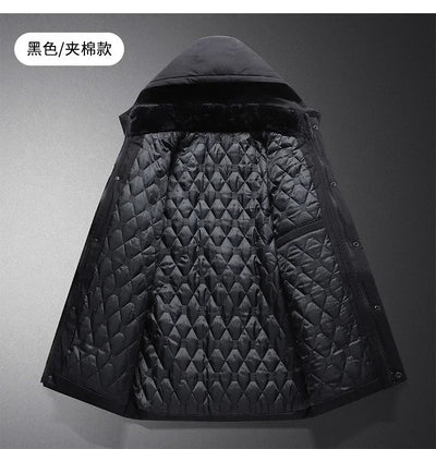 Winter Jacket Men Thicken Warm Parkas Hooded Coat Fleece Man's Jackets High Quality Outwear Jaqueta Masculina Drop Shipping