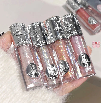 Silicone Brush Liquid Eyeshadow Pearlescent Shimmer Long Lasting Monochrome Pearly Fine Sparkling Sequins Eye Shadow Highlighter