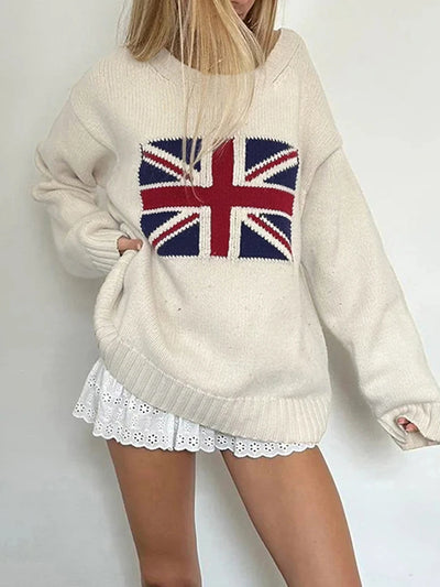 Women s American Flag Print Hoodies Long Sleeve V-Neck Loose Sweatshirt Autumn Winter Pullover Tops for Women