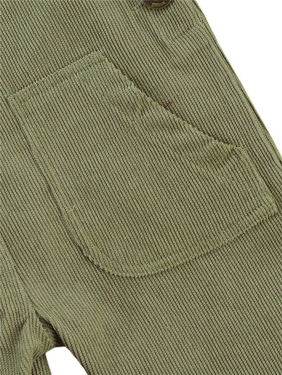 0-24months Unisex Baby Suspender Pants Jumpsuit With Buttons Fit Solid Color Overalls For Toddler Boys And Girls