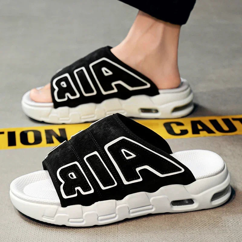 Slippers for Men Flip Flops Air Cushion Design Slide Man Summer New Soft Non-slip Men's Sports Chanclas Hombre Slippers Men