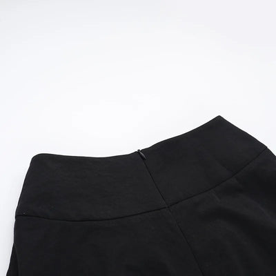 Wholesale New American Retro Irregular Skirt Hot Girl Sexy Punk Black Clothing Dark Style Women Summer Autumn Fashion Streetwear