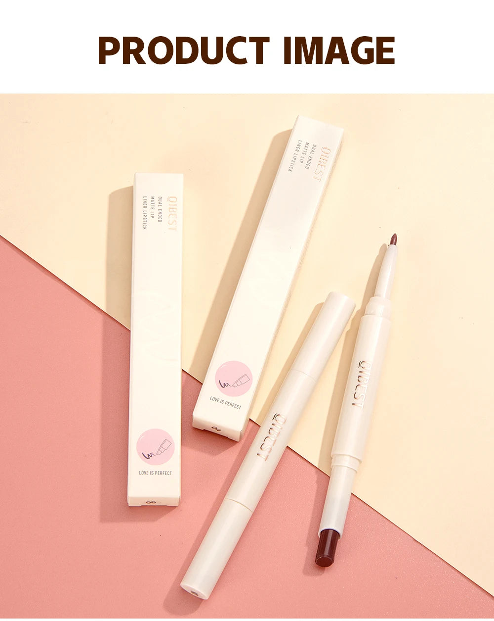 8 Color 2 IN 1 Lip Liner Pencil Waterproof Matte Lipstick Makeup Set Long Lasting Moisture Cosmetic Velvet Sexy Red Lipstick Pen