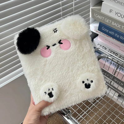 A6 Binder Photocard Holder Cute Plush Dog Cat Photo Album Kpop Idol Photocards Collect Book Student School Notebook Stationery