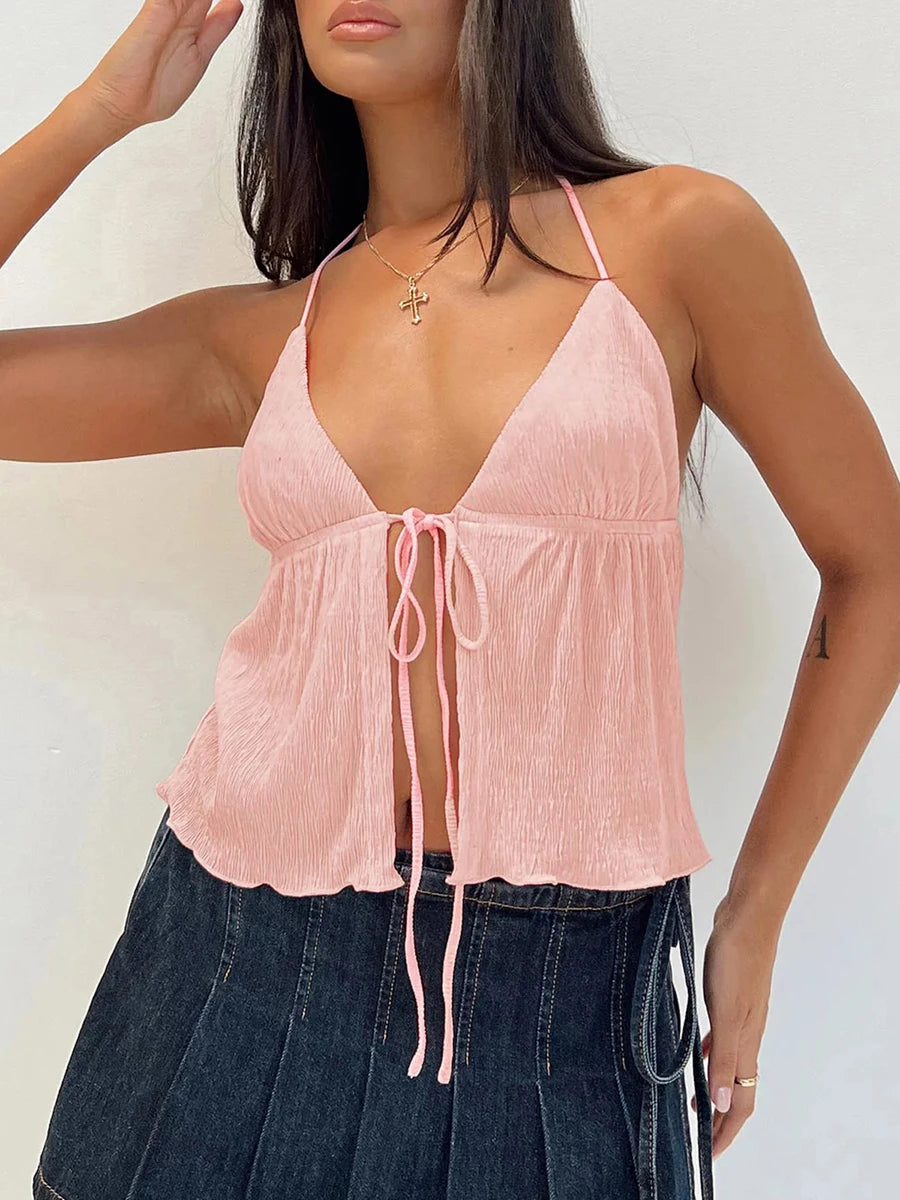 Halterneck Crop Top